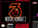 Mortal Kombat 3 | (Loose - Good) (Super Nintendo) (Game)