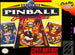Super Pinball Behind the Mask | (Loose - Good) (Super Nintendo) (Game)