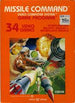 Missile Command | (Loose - Good) (Atari 2600) (Game)
