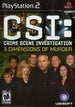 CSI 3 Dimensions of Murder | (Complete - Good) (Playstation 2) (Game)